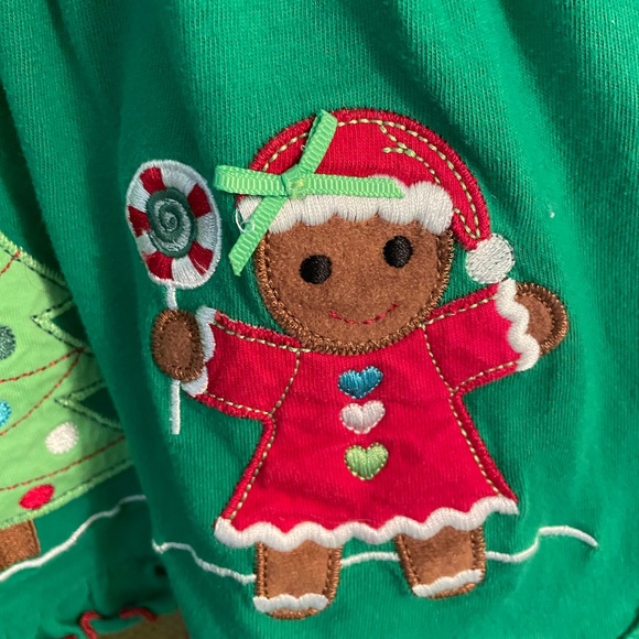 Sophie Rose 2T Christmas Dress with Appliqués - Picture 3 of 5